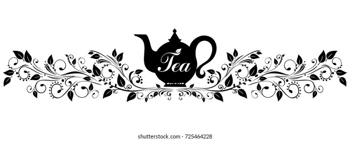  Tea. Vector Illustration.