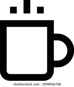 tea vector illustration isolated on a transparent background. stroke vector icons for concept or web graphics.