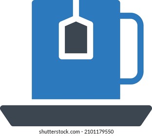 Ilustración de Tea Vector en un fondo transparente.Símbolos de calidad premium.Icono vector glifos para el diseño de conceptos y gráficos. 