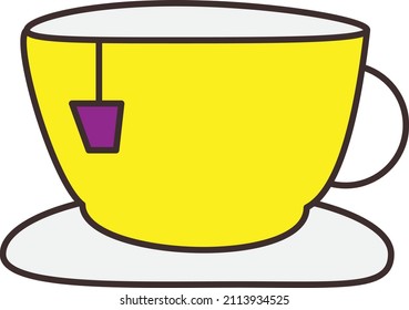 tea Vector illustration on a transparent background.Premium quality symmbols.Vector line flat icon for concept and graphic design.
