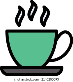 Tea Vector illustration on a transparent background.Premium quality symmbols.Stroke vector icon for concept and graphic design. 