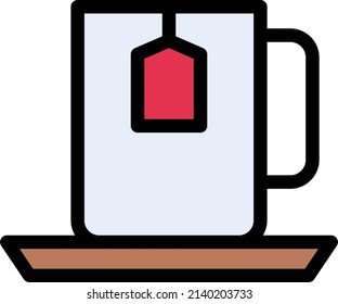 Ilustración de Tea Vector en un fondo transparente.Símbolos de calidad premium.Icono vectorial de trazo para el diseño de concepto y gráfico. 