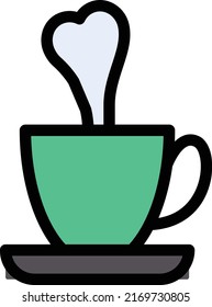 Ilustración de Tea Vector en un fondo transparente.Símbolos de calidad premium.Icono vectorial de trazo para el diseño de concepto y gráfico.