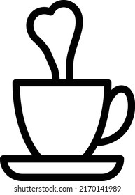 Tea Vector illustration on a transparent background.Premium quality symmbols.Stroke vector icon for concept and graphic design.