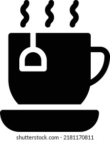 Ilustración Tea Vector en un fondo transparente.Símbolos de calidad premium.Icono vector glifos para el concepto y diseño gráfico.