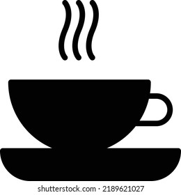 ilustración de tea Vector en un fondo transparente. Símbolos de calidad superior. Iconos vectoriales de glifos para diseño de conceptos y gráficos. 
