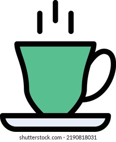 ilustración de tea Vector en un fondo transparente.Símbolos de calidad premium.Iconos vectoriales de trazo para el concepto y el diseño gráfico.