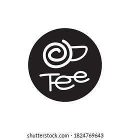 Tea vector logo. Tea emblem. Cup of tea icon 