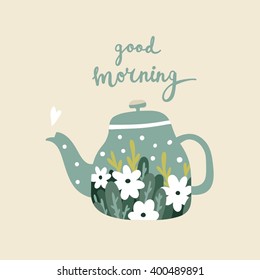 Tea vintage print