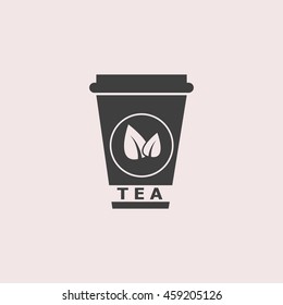 Tea web icon. Isolated illustration