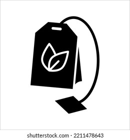 Teabag, dip, aromatic Line icon. Herb tea bag packaging For morning beverage symbol. vector illustration. EPS 10