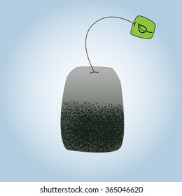 Teabag dotted inside