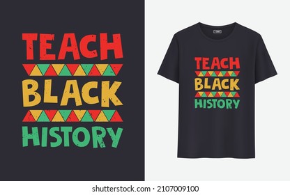 Diseño de camisetas con historia negra