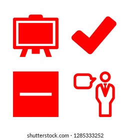 teach icons set with speech, good school sign and chalkboard vector set