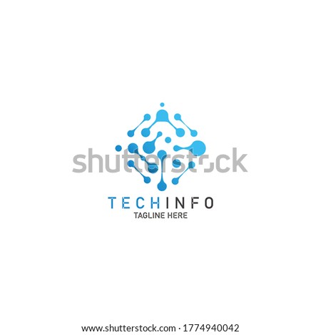 a teach info logo design
