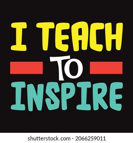 Teach Inspire Vector Stock Vector (Royalty Free) 2066259011 | Shutterstock