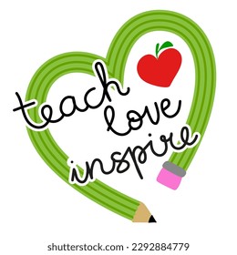 Back to school typography text with love heart Vector Image