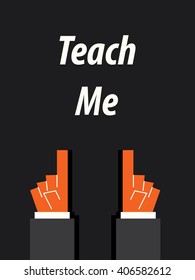 TEACH ME Typography