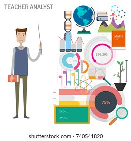 Teacher Analyst with Diagram