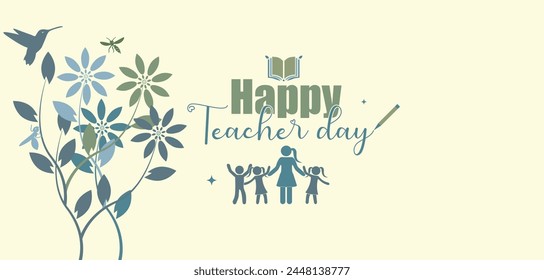 Teacher Appreciation Day Inspiring Illustration to Say Thank You