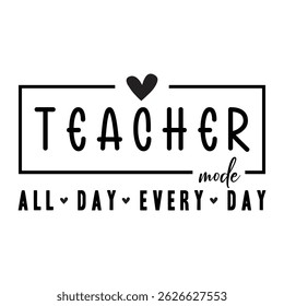 Teacher Appreciation Life T-Shirt Design.