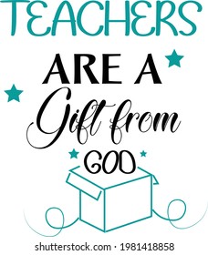 Teacher Appreciation for print or use as poster, card, flyer or T Shirt