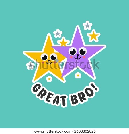 Teacher Appreciation Sticker Set vector