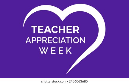 Teacher appreciation week gratitude vector illustration. Education vector template for banner, card, background.