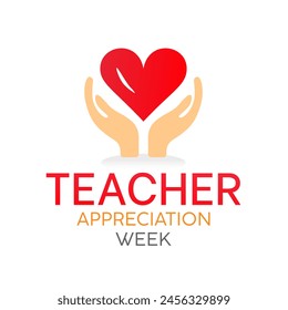 Teacher appreciation week gratitude vector illustration. Education vector template for banner, card, background.