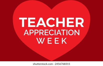 Teacher appreciation week gratitude vector illustration. Education vector template for banner, card, background.