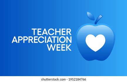 Teacher Appreciation Week Observed Each Year Stock Vector (Royalty Free ...