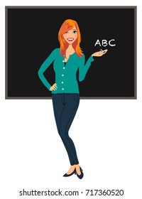 Teacher avatar clip-art / vector / logo / icon