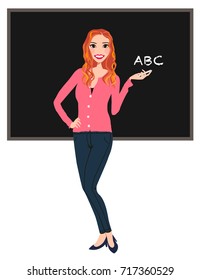 Teacher avatar clip-art / vector / logo / icon