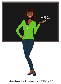 135 African american teacher clipart Images, Stock Photos & Vectors ...