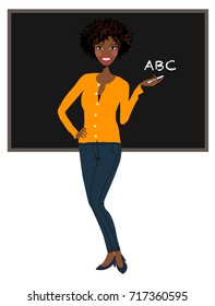 Teacher avatar clip-art / vector / logo / icon