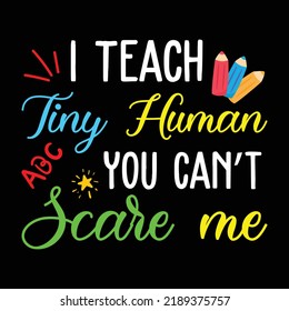 Teacher Back To School T-shirt Design