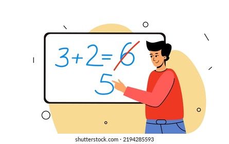 Teacher Blackboard Teacher Junior Classes Stock Vector (Royalty Free ...