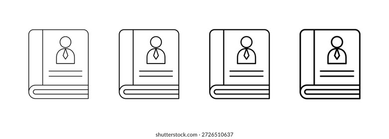 Profesor Con Iconos De Libro Vector En Diferentes Estilos De Línea De Trazo