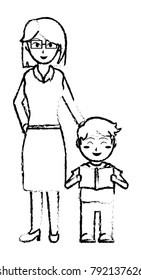Teacher and boy design