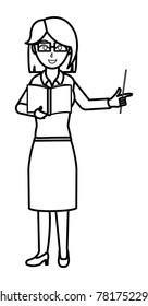 Teacher cartoon