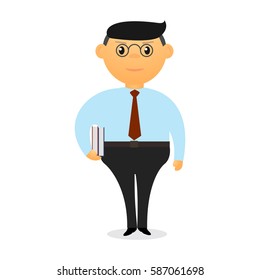 Teacher cartoon vector illustrator