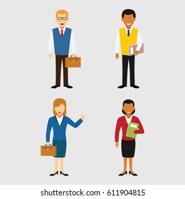 Teacher Character Design Vector