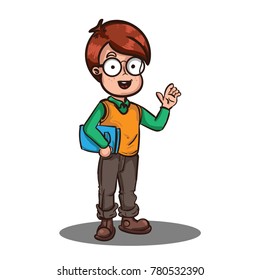 Teacher Character Illustration 