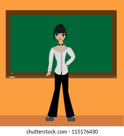 Teacher in the classroom