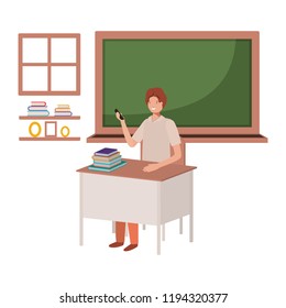teacher in the classroom