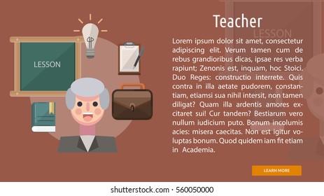 Teacher Conceptual Banner