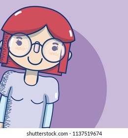 Teacher cute cartoon