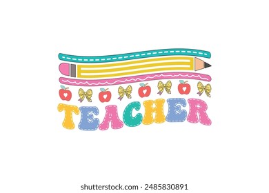 Teacher Dalmatian Dots School EPS T shirt Design, Teacher EPS Quotes Design t shirt, Love Teacher EPS,Gift For Teachers