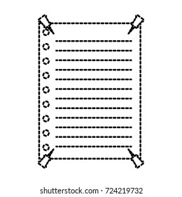 teacher day celebration paper with push pin