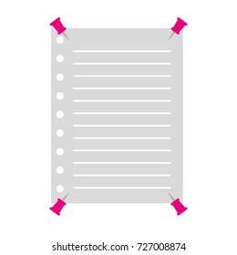 teacher day celebration paper with push pin